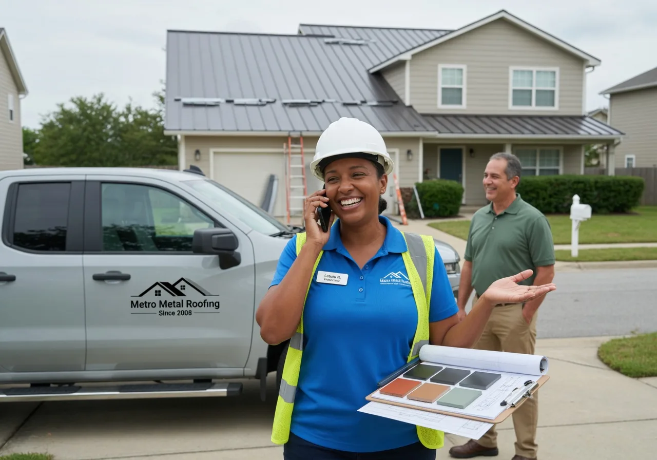Storm Damage Metal Roof Repair in University Park, IA